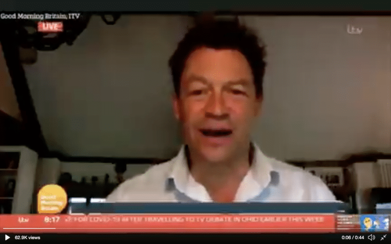 Dominic West: ‘I did slightly jump in the air with joy when I heard about Trump’s Covid-19 diagnosis…’