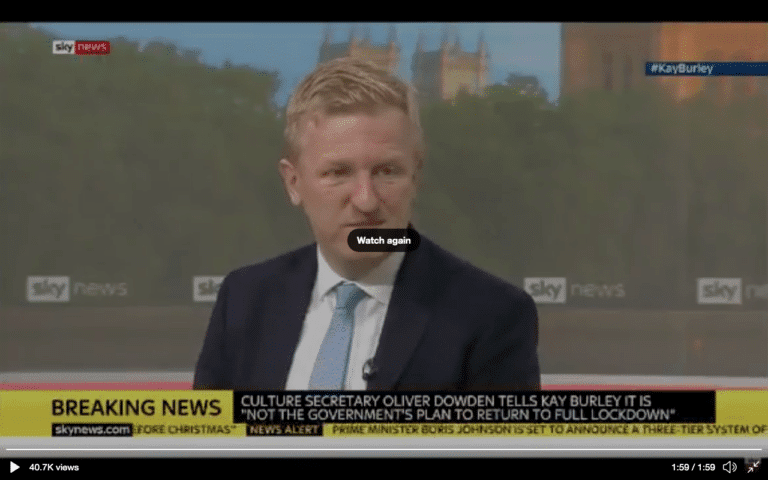 Oliver Dowden: Don’t ask me I haven’t a clue