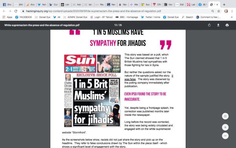 The corporate media has published multiple fake stories only for them to be repeated by the far right