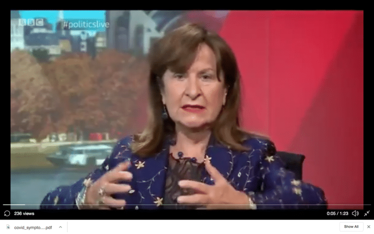 Baroness Kennedy details the Test and Trace corruption of Tory government and SERCO