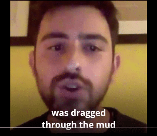 Barnaby Raine told the political class: You used Jews to destroy a man who wanted to do good…