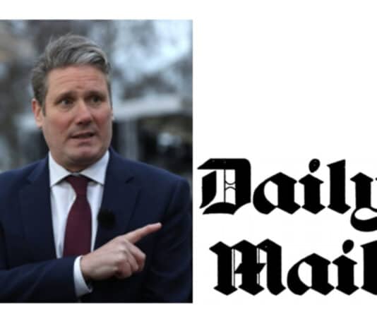 Keir Starmer goes running to the racist Daily Mail for sympathy