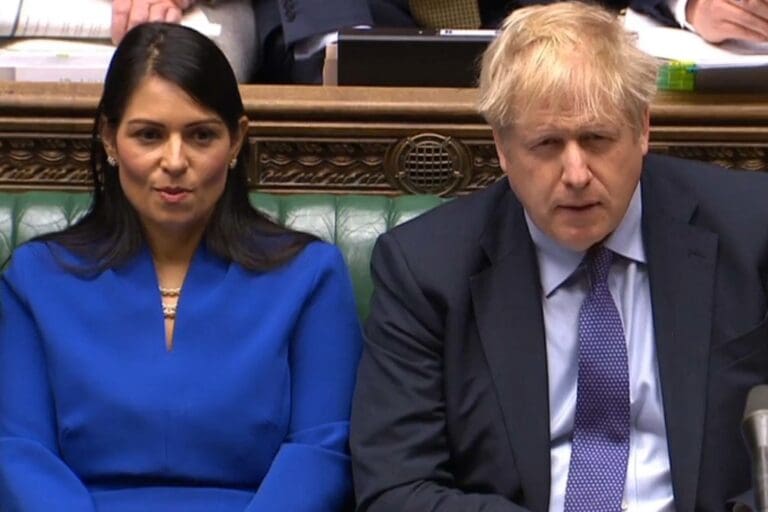 Widespread condemnation of Boris Johnson and Priti Patel’s ‘total hypocrisy’