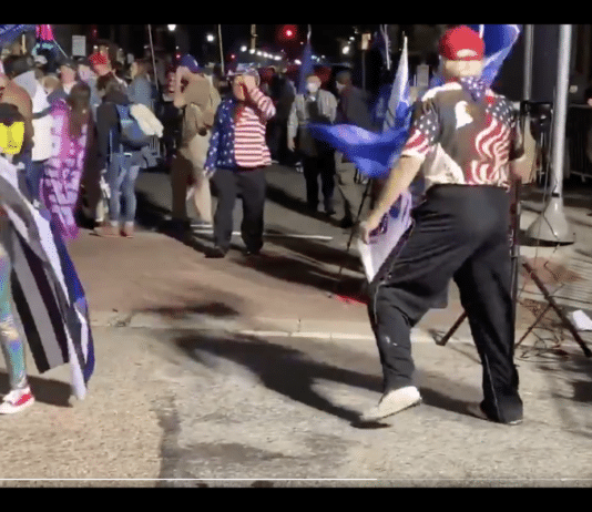 Trump supporters dancing to Rage Against the Machine is irony from another dimension Trump supporters dancing to Rage Against the Machine. Case closed on the US irony debate