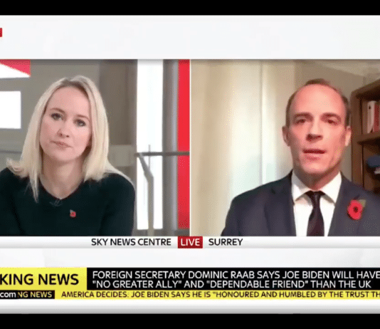 Dominic Raab refuses to answer whether all votes should be counted in an election
