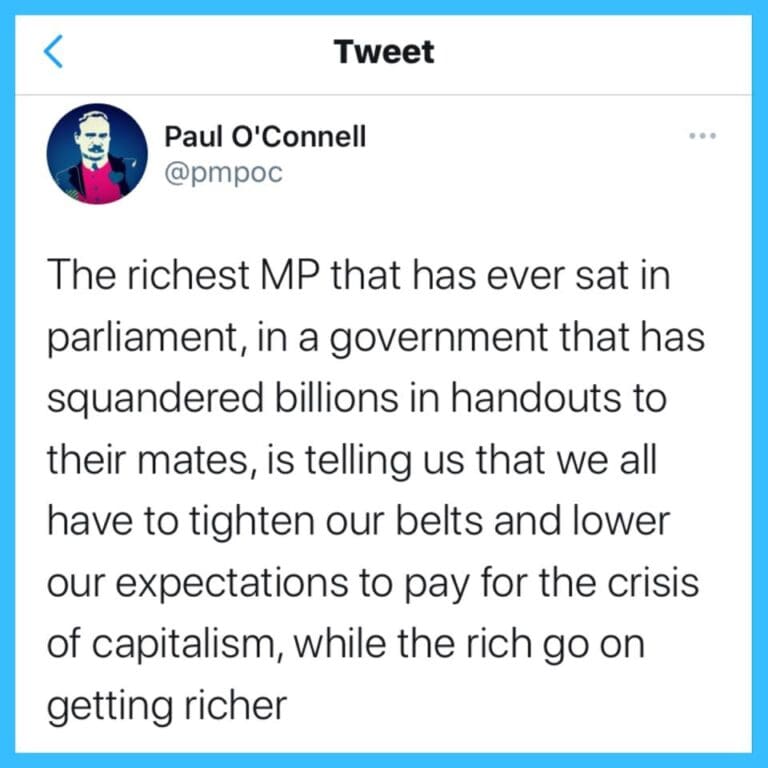 A man worth £200 million has given the most needy a few pence