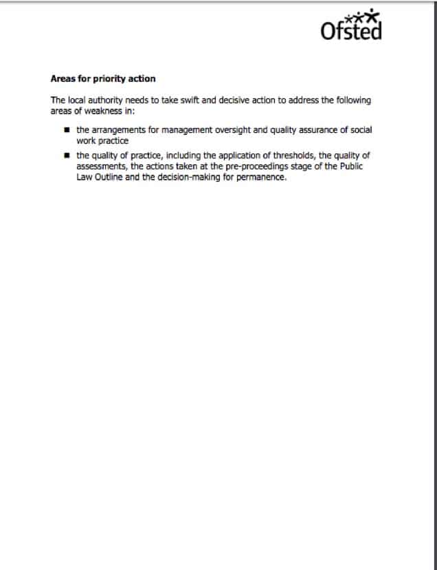 Ofsted report BCP 3