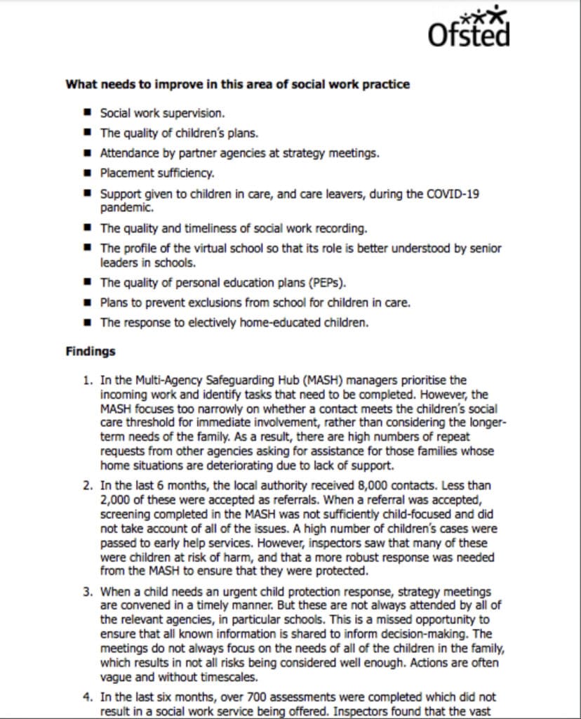 Ofsted report BCP4