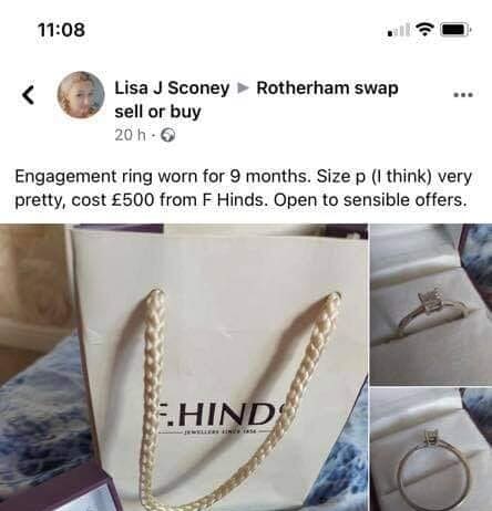 Why are you getting rid of your engagement ring? …Well you did ask?