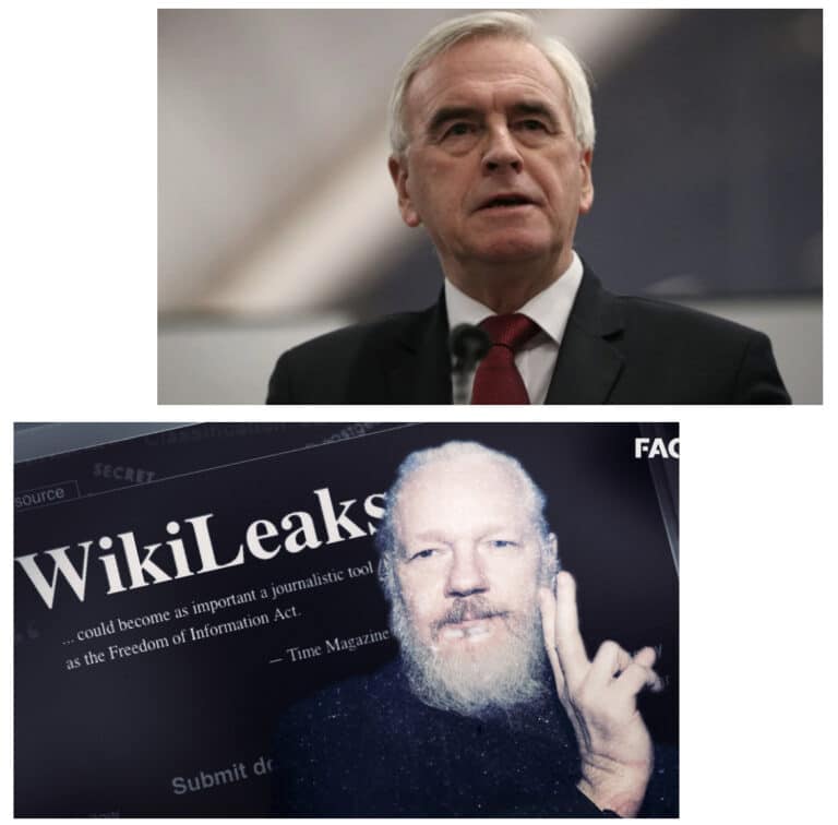 John McDonnell pulls no punches on Julian Assange incarceration