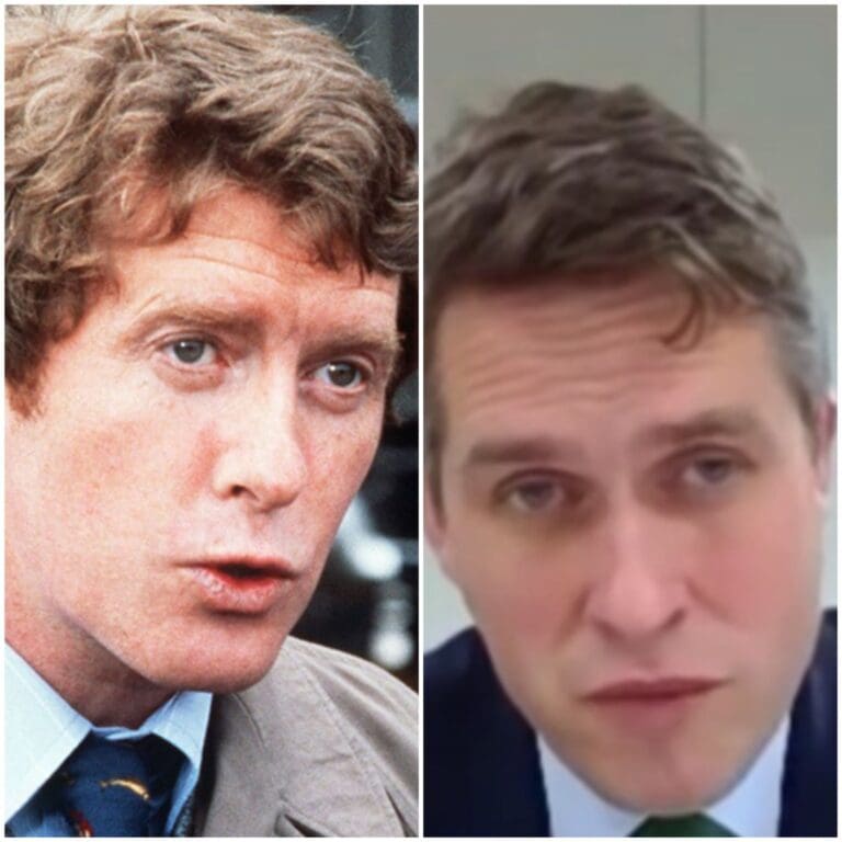 Frank Spencer aka Gavin Williamson destroyed whilst live to the nation