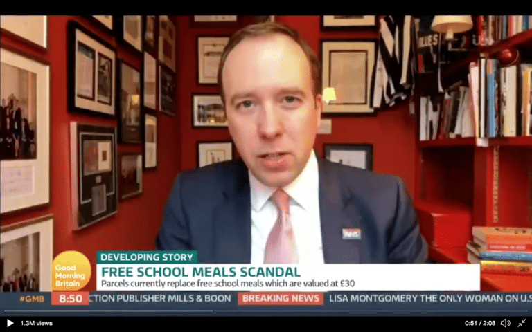 Matthew Hancock skewered live on TV. The man is a joke