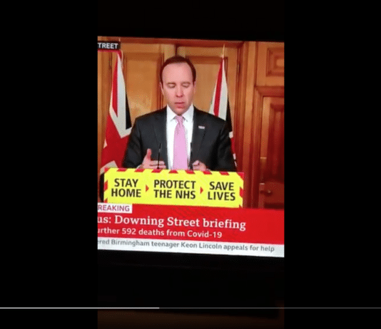 From his own words Matthew Hancock proves he is a liar