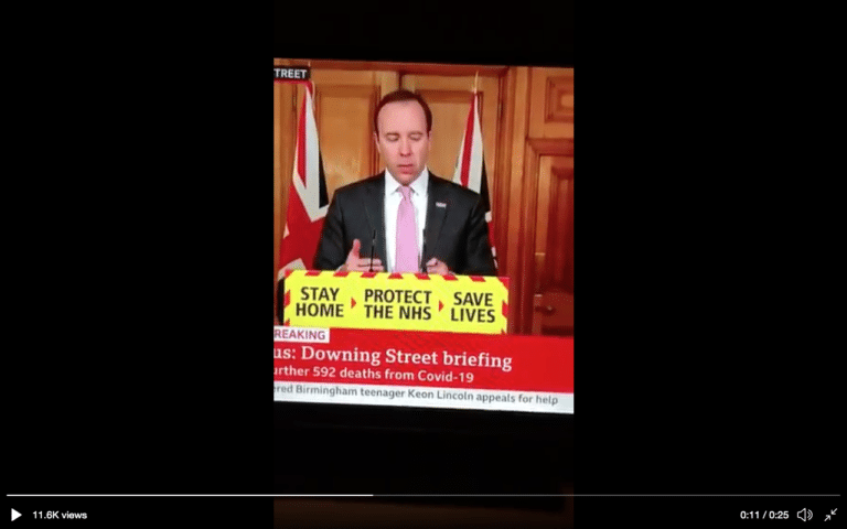 From his own words Matthew Hancock proves he is a liar