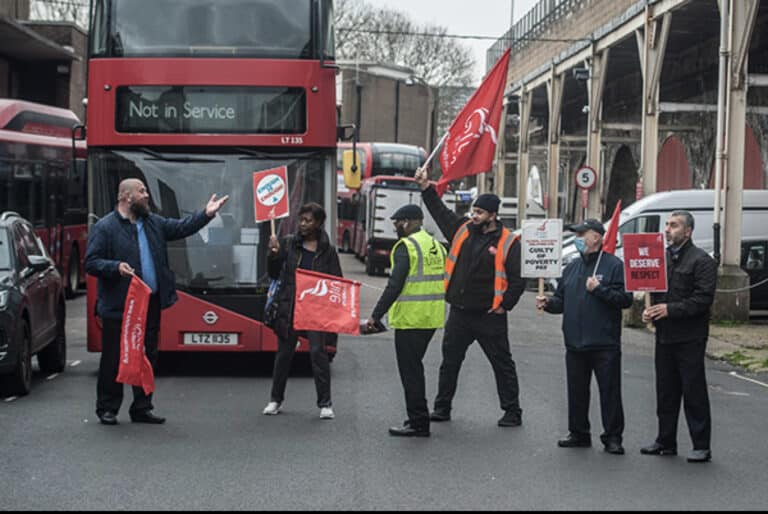 West London bus drivers strike following insulting offer from French owners