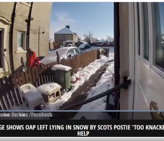 There was a postman from Falkirk who behaved like an absolute jerk