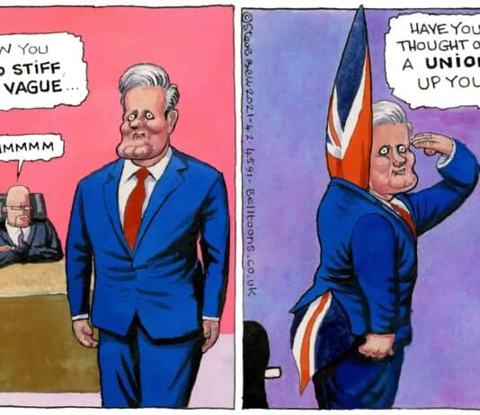 Keir Starmer and the flag