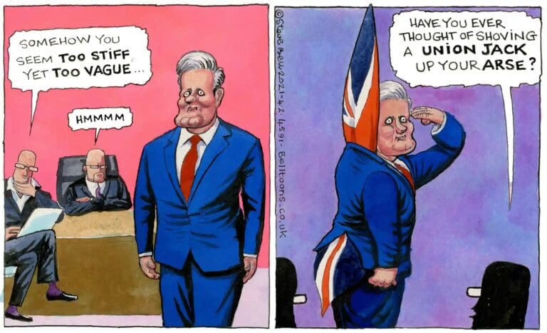 Keir Starmer and the flag