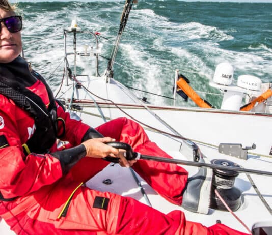 Pip Hare sails in to Poole