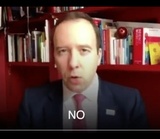 Matthew Hancock is not just wrong he is a LIAR