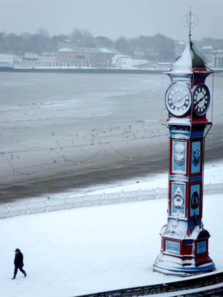 Snow in Weymouth 2018…