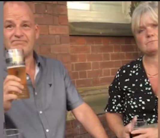 Disgusting anti semitism recorded at the pub