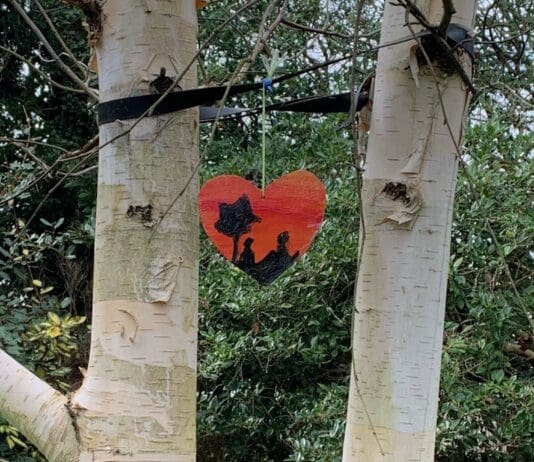 Take the Hearts Trail at Radipole Gardens