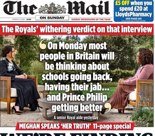 The textbook tabloid front-page for future histories of the English populist gutter-press