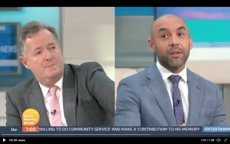 Piers Morgan walks out of studio when confronted with his hate campaign against Meghan Markle