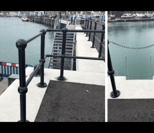 New railings for Weymouth harbour