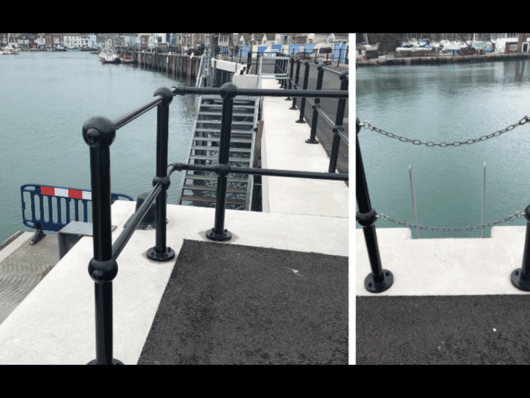 New railings for Weymouth harbour