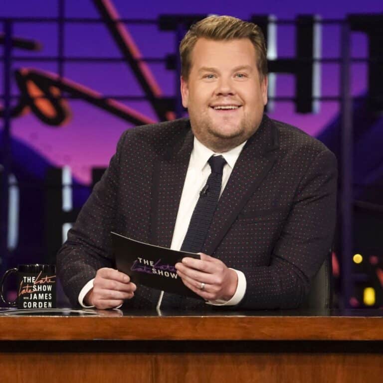 James Corden admits that he used to go camping in Bournemouth and is therefore not privileged