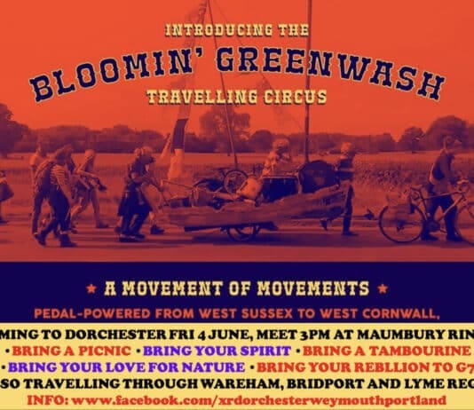 The Bloomin’ Greenwash Travelling Circus is coming to Dorset