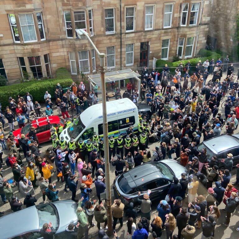 Priti Patel’s reputation at a new low following police face off with protesters in Glasgow