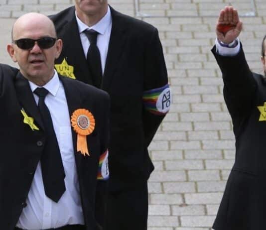 Anti vaccination Nazis on parade in Scottish elections