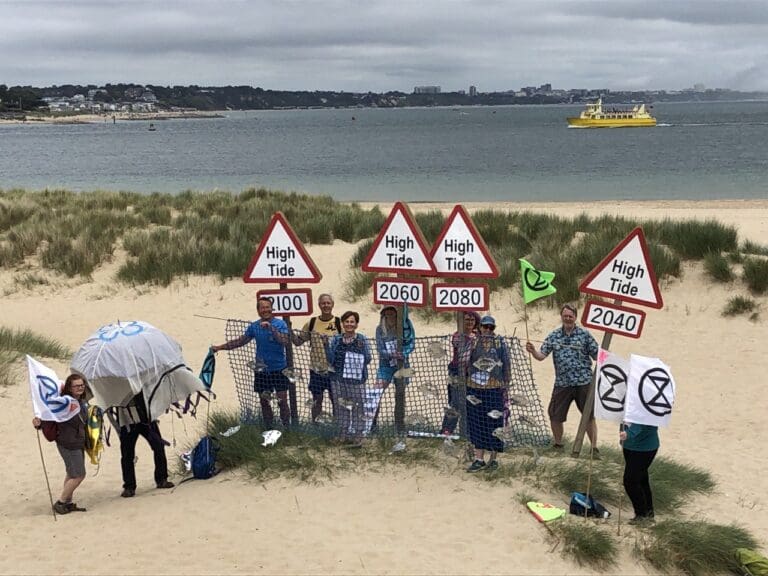 “We’re Drowning in Promises”: Extinction Rebellion call to Save Our Studland