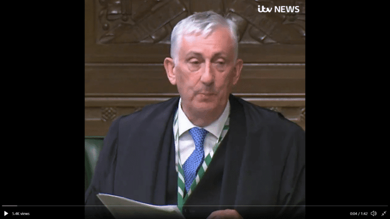 Lindsay Hoyle loses it at PMQ’s