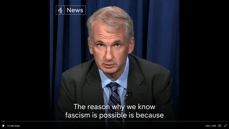 Yale History Professor: Johnson and Trump governments are borrowing fascist tactics from the 1920’s and 30’s