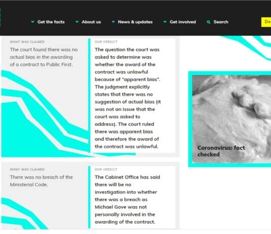 Factchecker finds that Michael Gove lied about court ruling