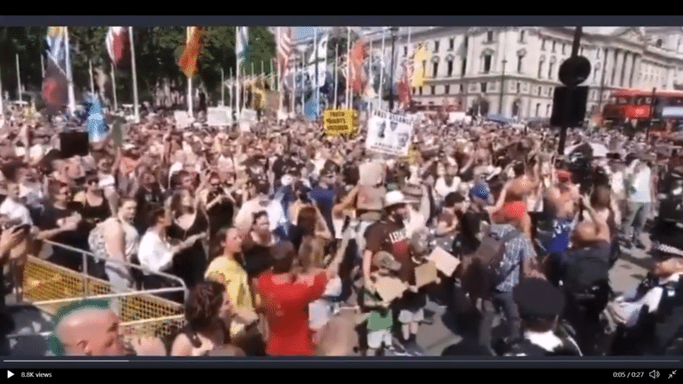Thousands outside Downing Street chanting ‘arrest Boris Johnson’