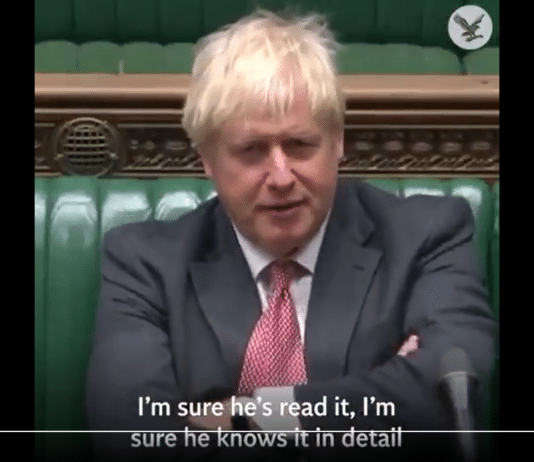 When Ed Miliband gives way for Boris Johnson to explain his Brexit incompetence and he does not move