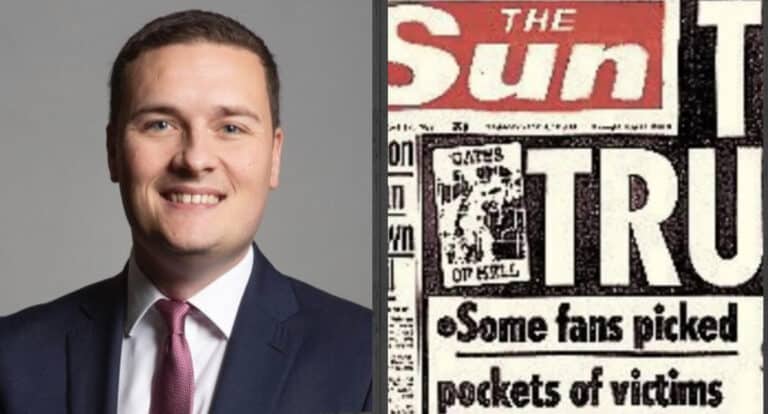 Wes Streeting writes for The Sun. How f****** dare you