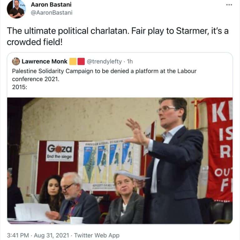 Labour Party desperate to lose next election as they ban Palestine supporters and Youth Labour from Conference