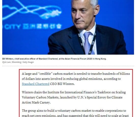 ‘Net Zero’ is a neo liberal con trick