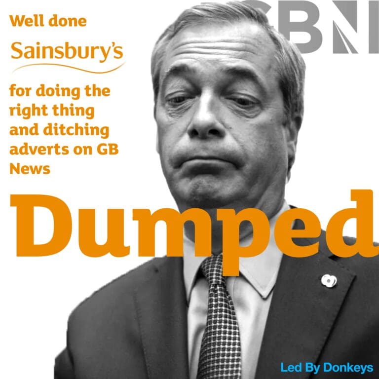 Sainsbury’s pull their advertising from GB News
