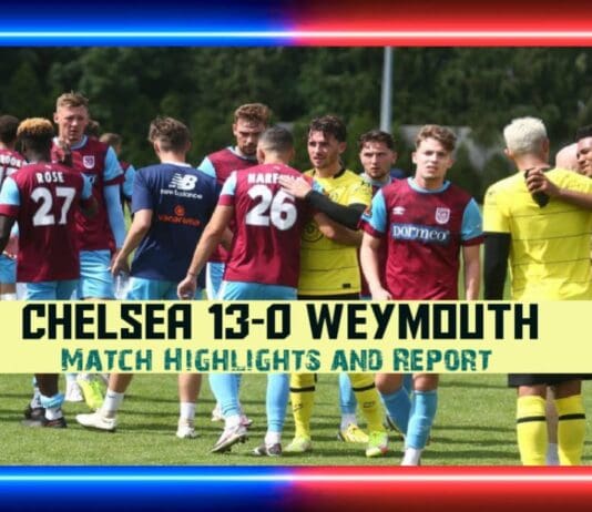 Weymouth captain responds to losing 13-0 against Chelsea’s second string