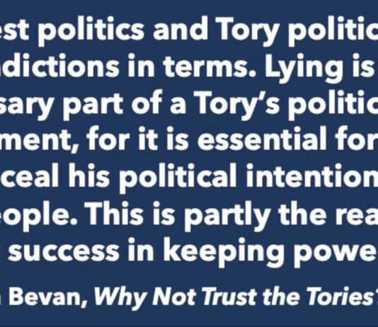 Leading Tory admits public do not trust them anymore