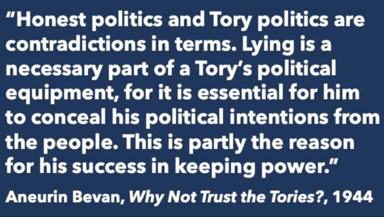 Leading Tory admits public do not trust them anymore
