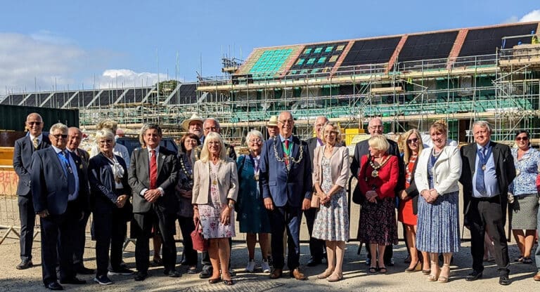 Dorset Mayors visit UK’s largest cohousing project