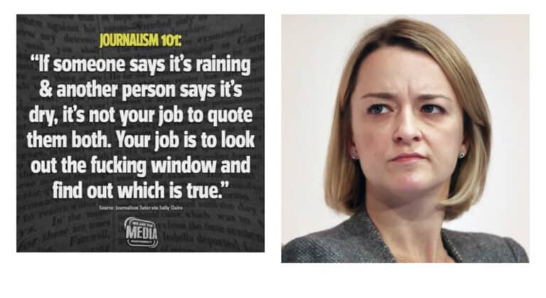 Laura (the Tory) Kuenssberg is at it again